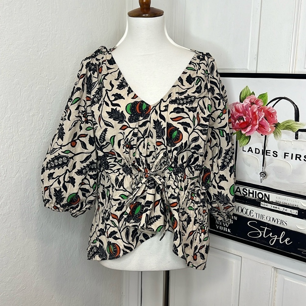 Love the Label Floral Print Blouse Size L